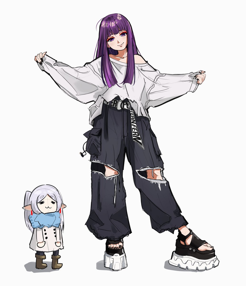 davoxime's tweet photo. Frieren wants some outfits too! https://t.co/L0bgXZVknb