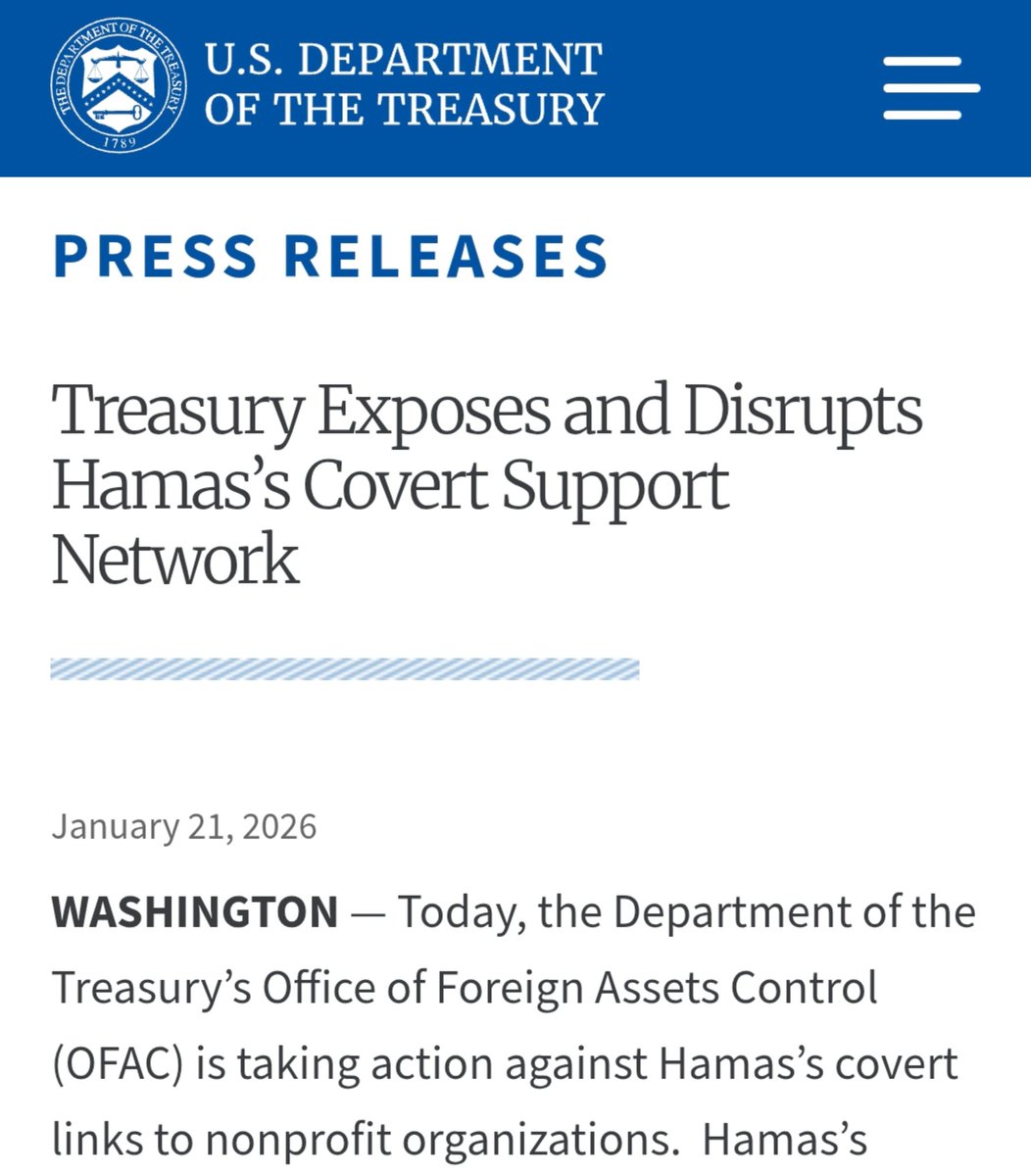 EFischberger's tweet image. Earlier today, OFAC sanctioned seven more Palestinian charities for ties to terrorism. By my count, that brings the total number of Palestinian NGOs worldwide designated by the U.S. government as terror financiers to a whopping 28. Here’s the list:

1. Waed Society Gaza — Gaza…