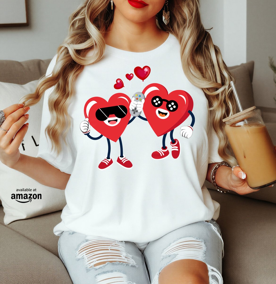 shopwise_usa's tweet photo. Funny Valentine's Day Gift Idea, For Girls Boys Kids Gamers T-Shirt  
*Available now at Amazon: https://t.co/Srq6PhjSzP 
#myvalentine #GamingCommunity #shopping #amazon #gift #tshirt #shirtstyle #shoppingtime #giftidea #tshirtshop #tshirtdesign #graphictees #birthday #FunnyTshirt https://t.co/L7kmwYv0hl