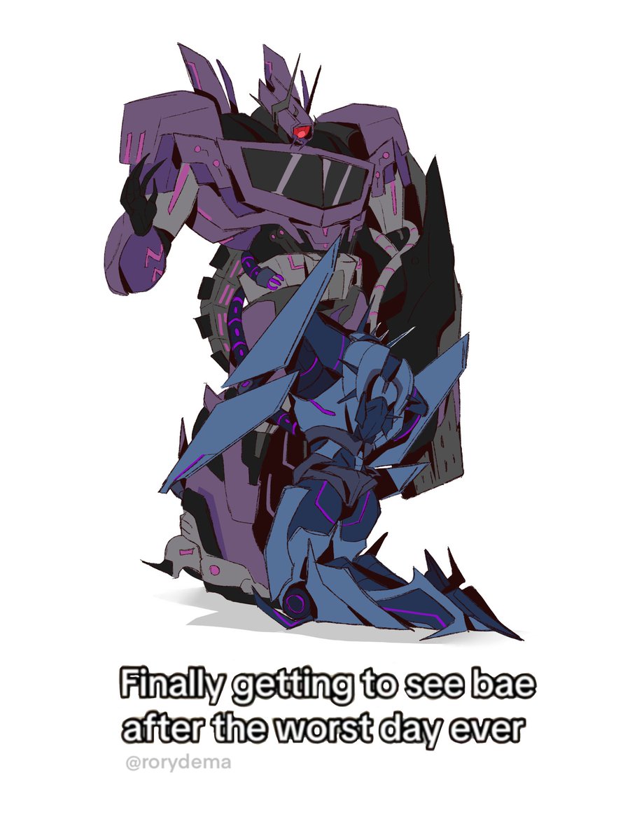 RoryDema's tweet image. For the Wavesday💜💙

Soundwave after an average day on the Nemesis 
#wavewave #Soundwave #Shockwave #maccadams #tfp