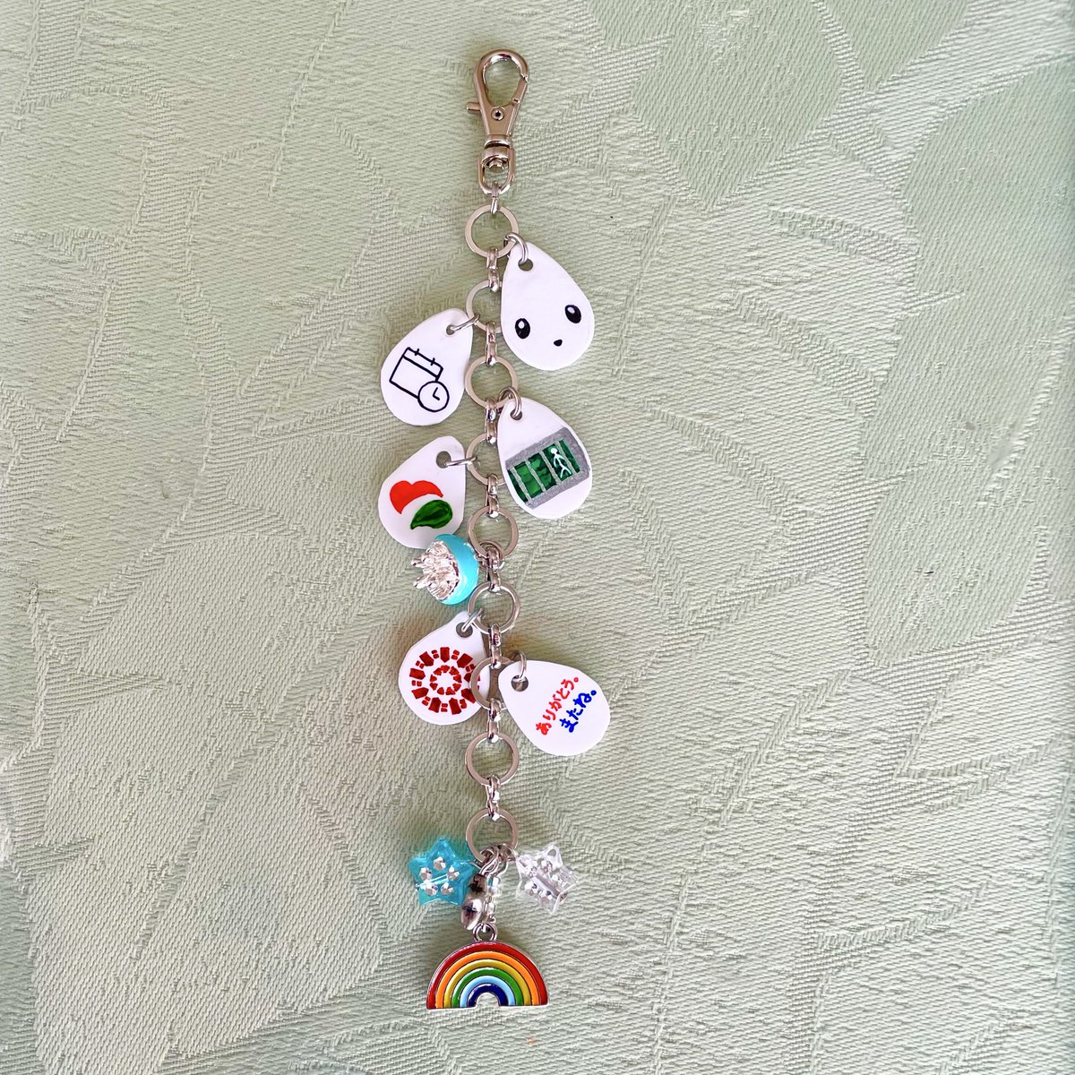 grayflash's tweet image. 万博キーホルダーの脇役チェーン、完成です‼️

 #EXPO2025