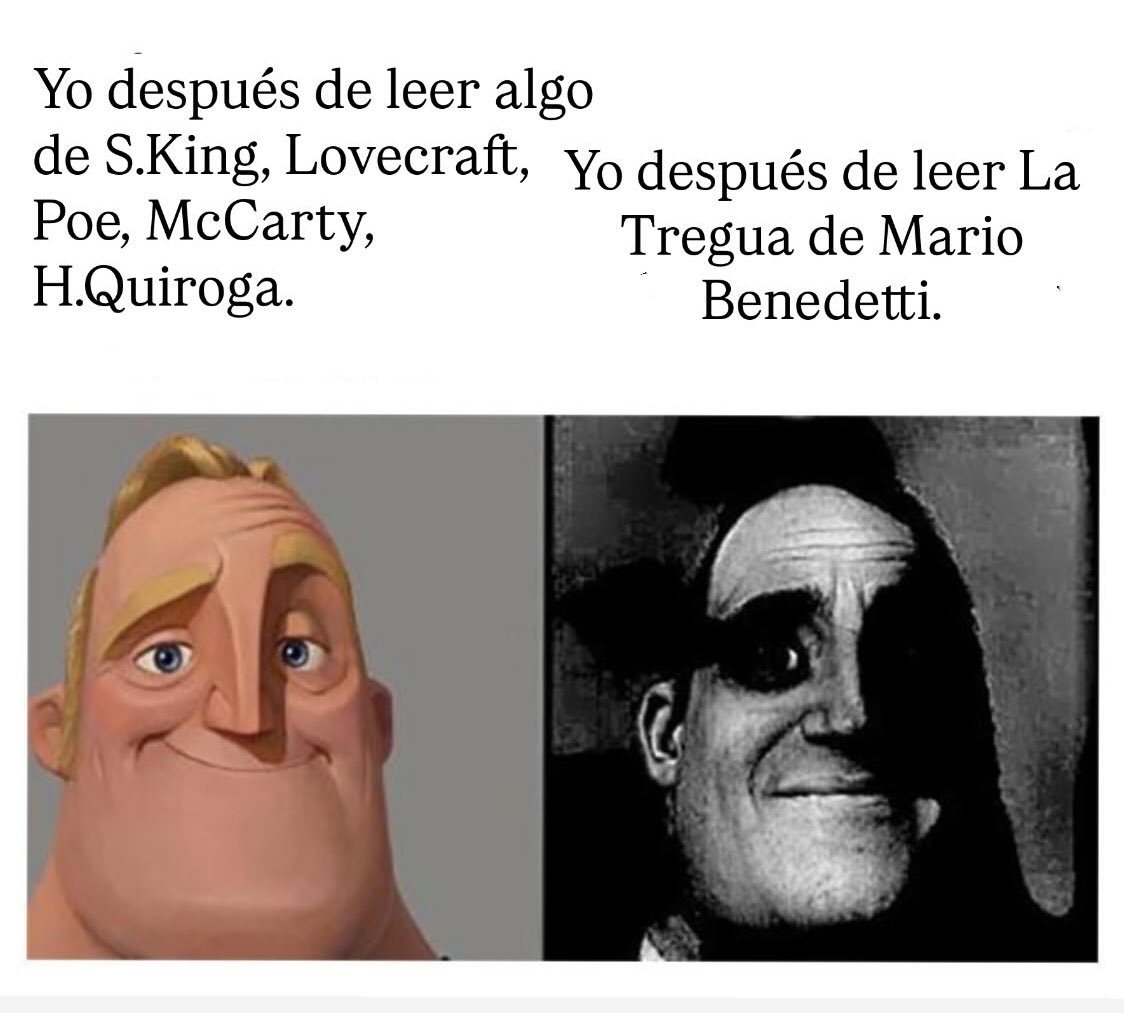 Leí La tregua y quedé tan perturbado que tuve que hacer un meme.