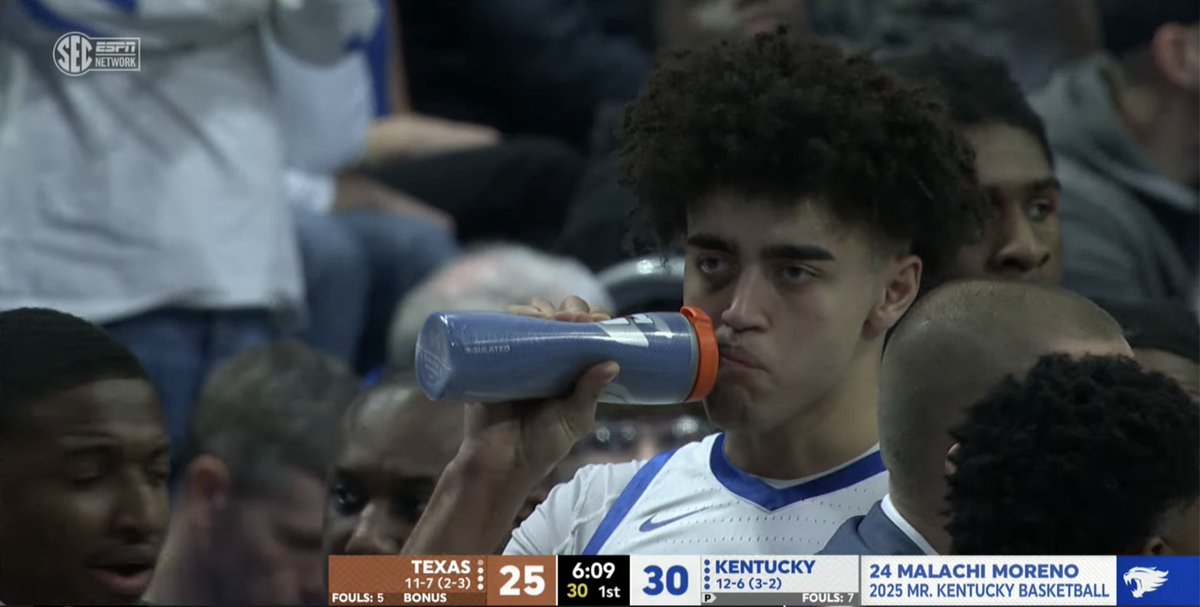 MrsTylerKSR's tweet photo. Malachi Moreno has a heck of a shiner. Playing great so far though. https://t.co/xCiU71QNzN