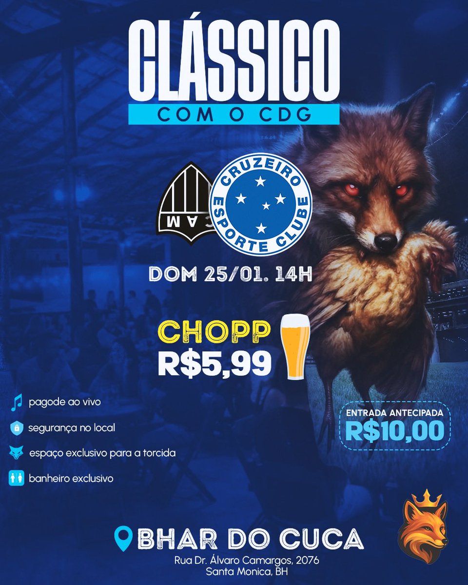 Clássico é com o CDG e quem não for é maluco!!! 🫵🏼🫵🏼