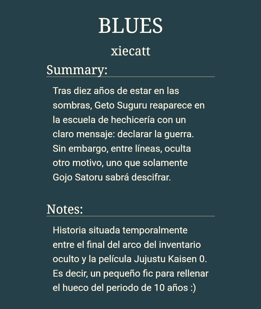 xiecatt's tweet photo. Publicando mi fic stsg al finnn ✨️
【BLUES】
—#goge #gego

🔹️Explícito, angst
🔹️Canon universe
🔹️Encuentros secretos
🔹️2/7 publicados

https://t.co/yDwGtf3iwh https://t.co/1WPd4OKBnx