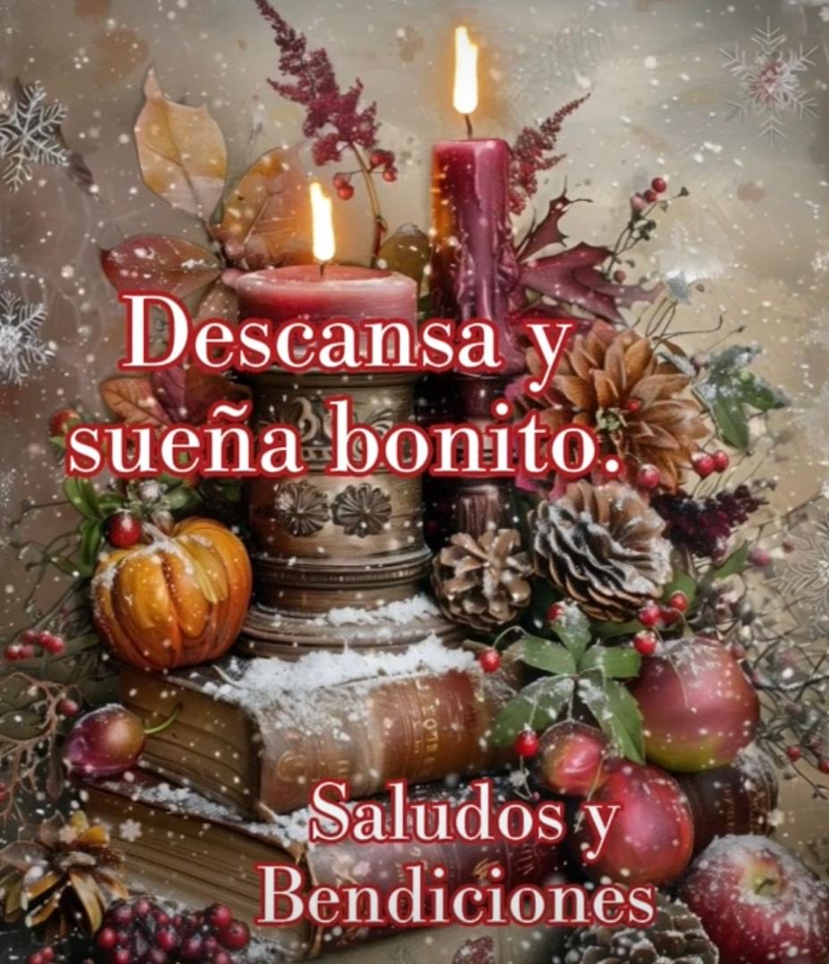 Buenas noches gente querida, feliz noche, dulces sueños 😴 alegre amanecer 🌅 y la bendición de Dios y la Virgen, los abrazo 🙏🤗🌺☀️♥️😴💛☘️