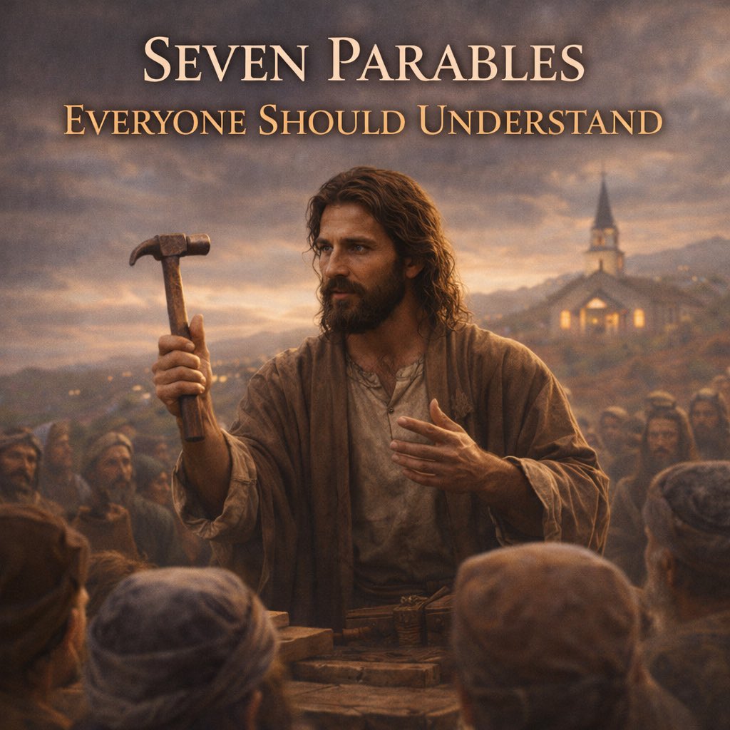 TNTJohn1717's tweet image. Seven Parables Everyone Should Understand

INTRODUCTION

When Jesus Christ preached, He didn’t sound like a seminary professor, a TED-talk influencer, or a Catholic philosopher. He talked like a carpenter who knew how the soil worked, how sheep wandered, how seeds sprouted, and…