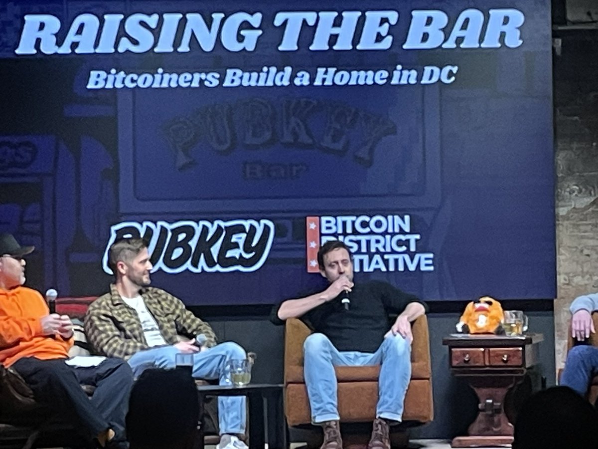 We now have so many crypto events on DC. Now we have a Bitcoin bar