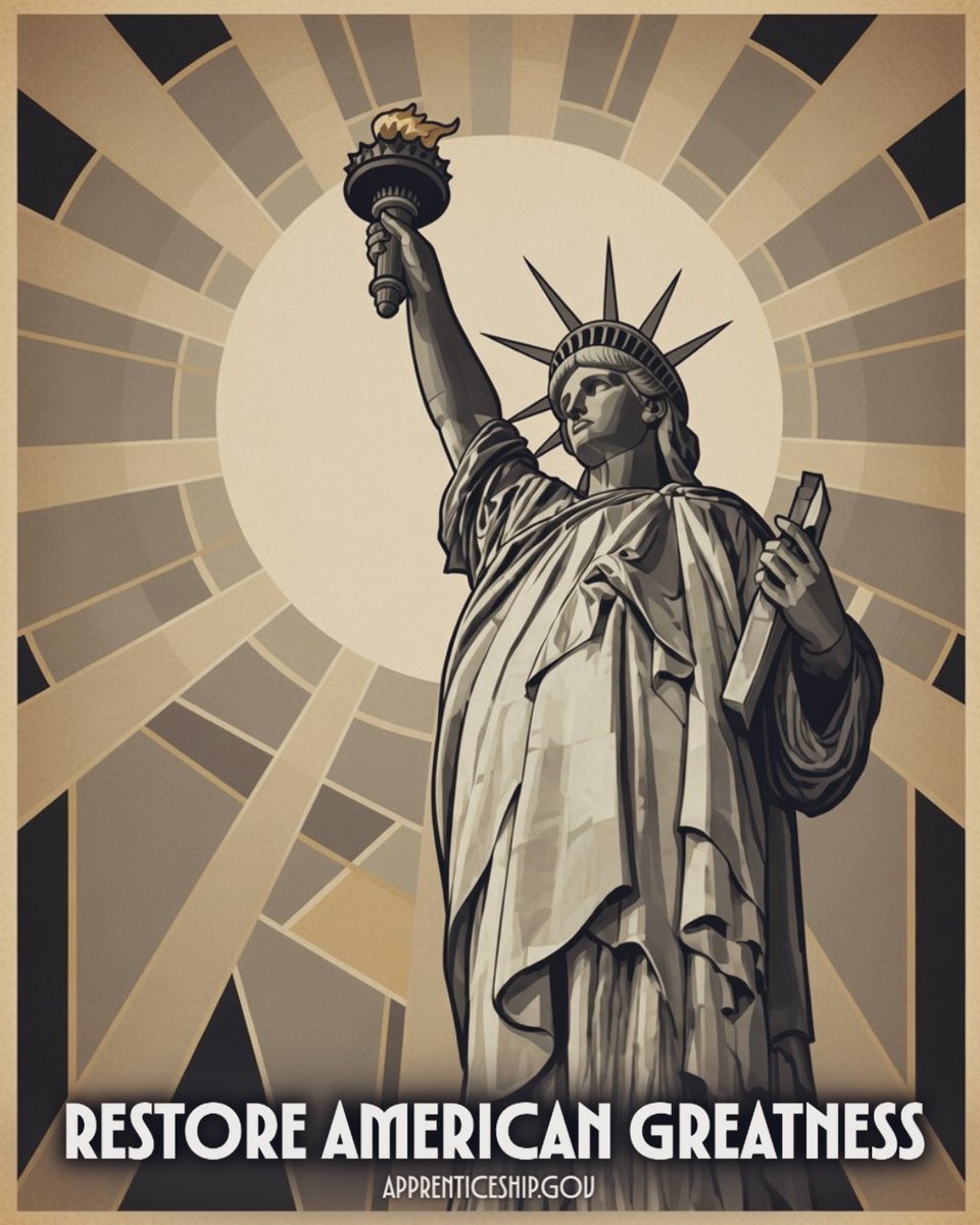 RESTORE AMERICAN GREATNESS. 

APPRENTICESHIP.GOV