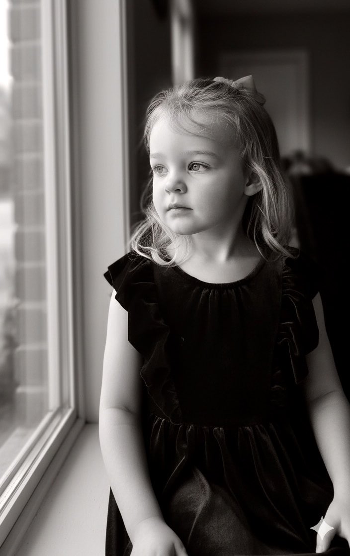 My youngest. A living doll!