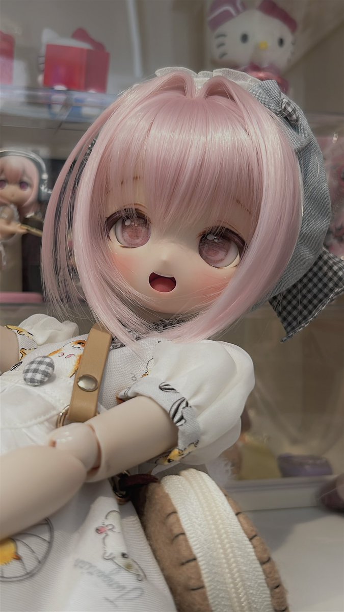 手描きアイ苦手だけど練習した!♡ ´‐ そして初のオリジナルウィッグ