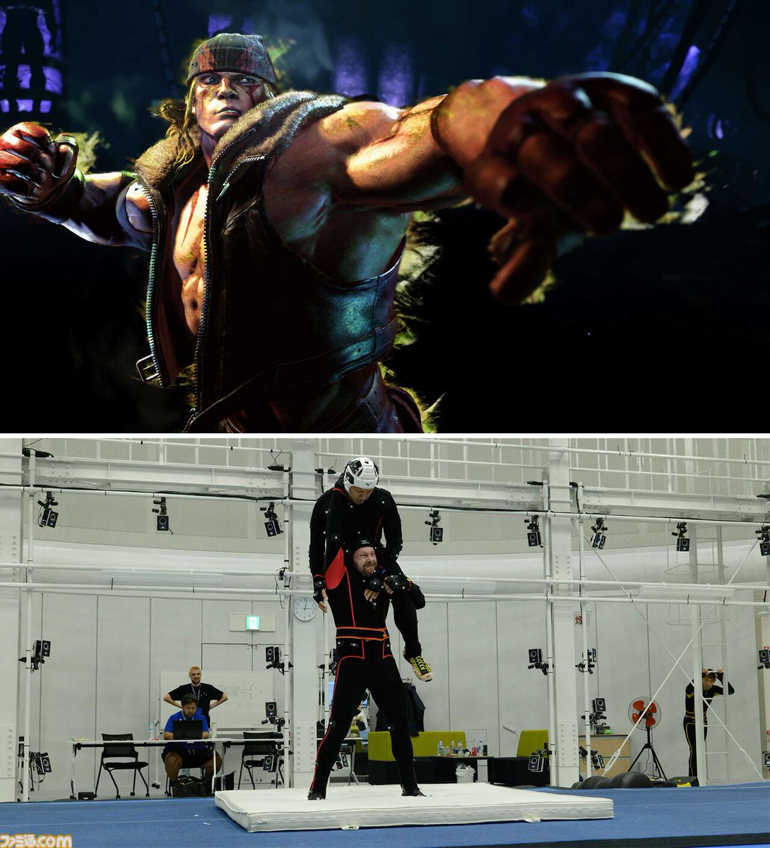 famitsu's tweet image. 『スト6』アレックスが3月17日より配信決定。熱いテーマ曲はなんとJAM Project
famitsu.com/article/202601…

最新映像公開。ボイスは浅沼晋太郎。ケニー・オメガが一部モーションキャプチャを担当している

公式から「今作アレクは溜めキャラではない」という紹介も。構え動作から11種類の派生技を出せる