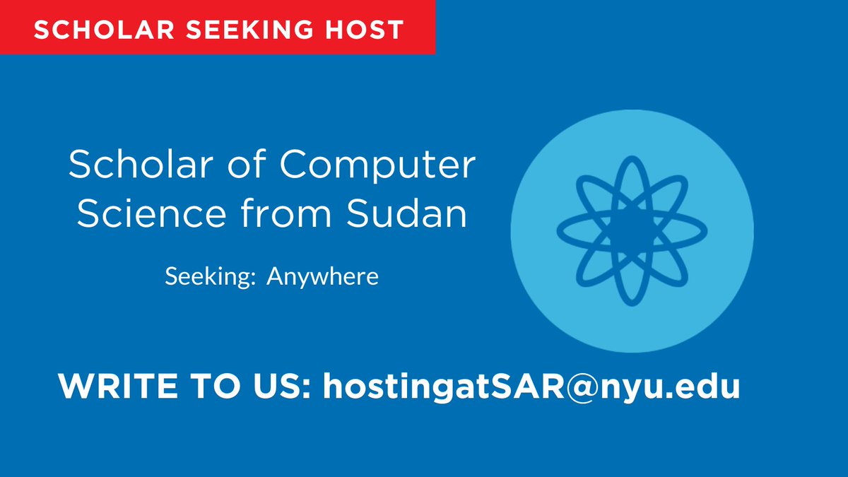 ScholarsAtRisk's tweet image. Interested in supporting an at-risk scholar? Consider hosting this scholar of #ComputerScience!  scholarsatrisk.org/actions/host-a…