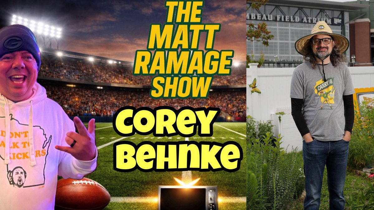 mattramage's tweet photo. I spent more time editing this podcast than any episode I ever done. Mostly for YouTube. I’m trying to bring the best quality content I can. In Packers world there’s lots of great people doing it. I appreciate people watch and listen. https://t.co/Ea68n53NCg