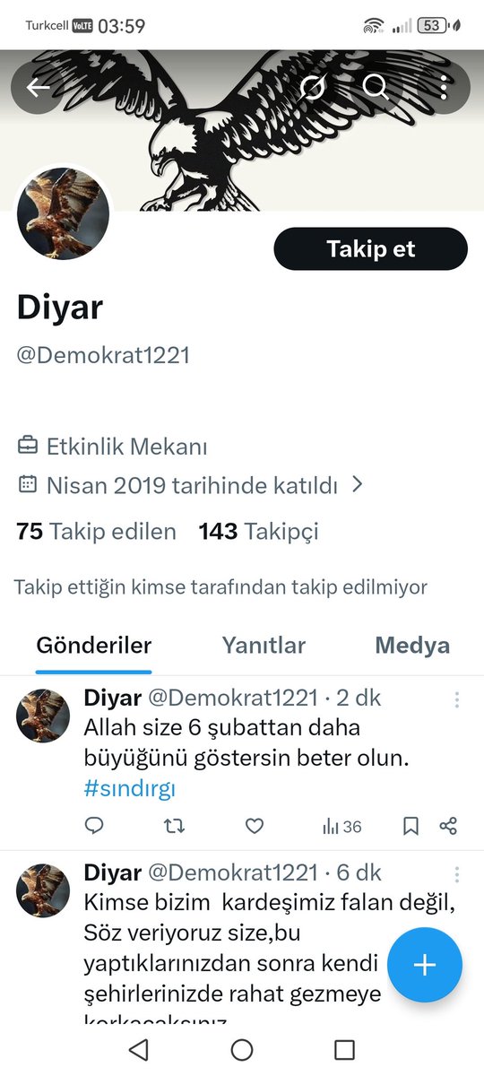 umutozlem10's tweet photo. @EmniyetGM  bu hesapla ilgenirmisiniz terör sevici deprem olmuş kin ve nefret söylemleri https://t.co/ZFYFsn30Li