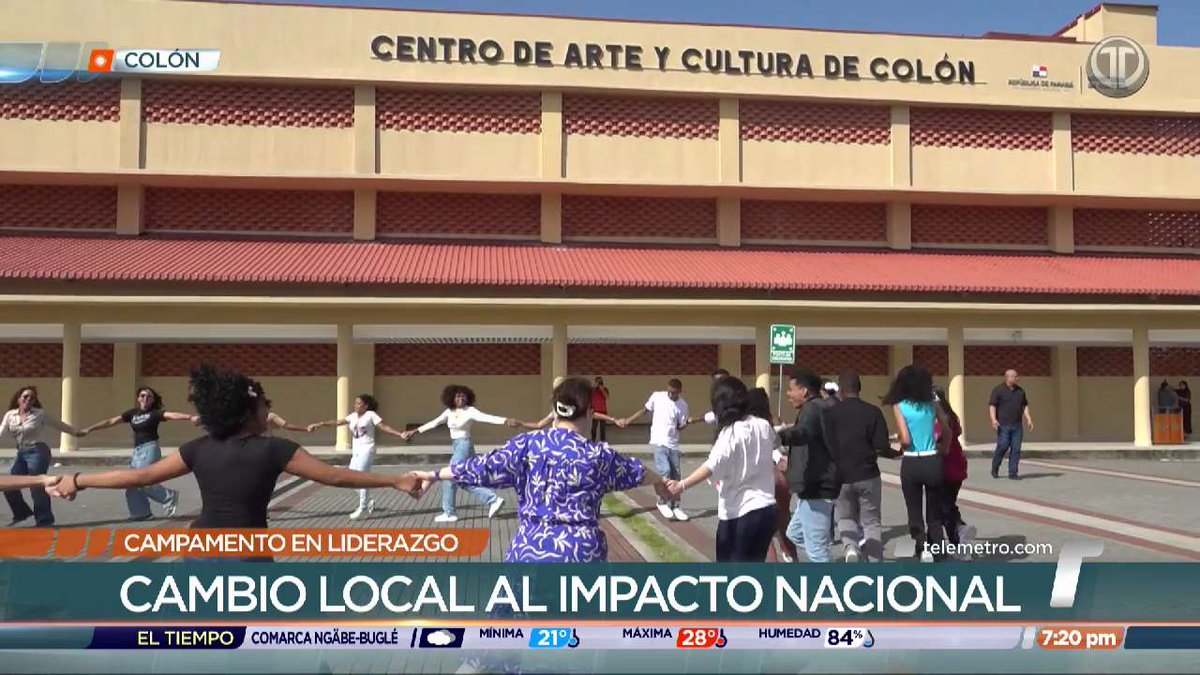 TReporta's tweet photo. Más de 60 jóvenes en la provincia de Colón aprovechan sus vacaciones y participan del segundo Campamento en Liderazgo, con el objetivo de aportar soluciones en sus comunidades. El evento es organizado por la Embajada Británica en Panamá y la OEI. https://t.co/bnW5zaypPc