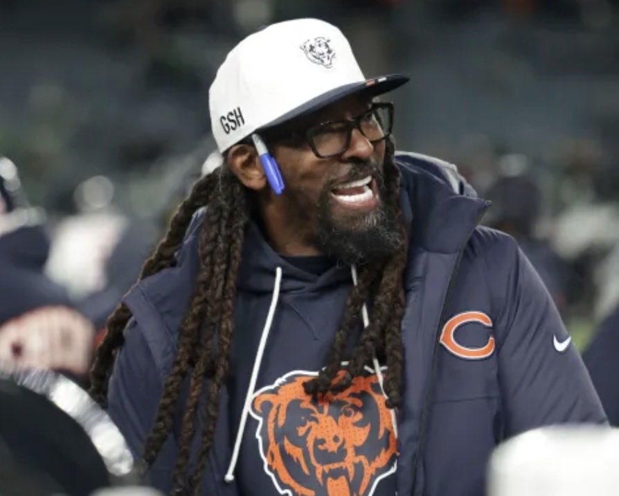JFowlerESPN's tweet image. Bears passing game coordinator Al Harris is interviewing for the Commanders defensive coordinator position, per source. 

Harris interviewed in Green Bay today, per @AdamSchefter. 

Bears led NFL in interceptions (23).
