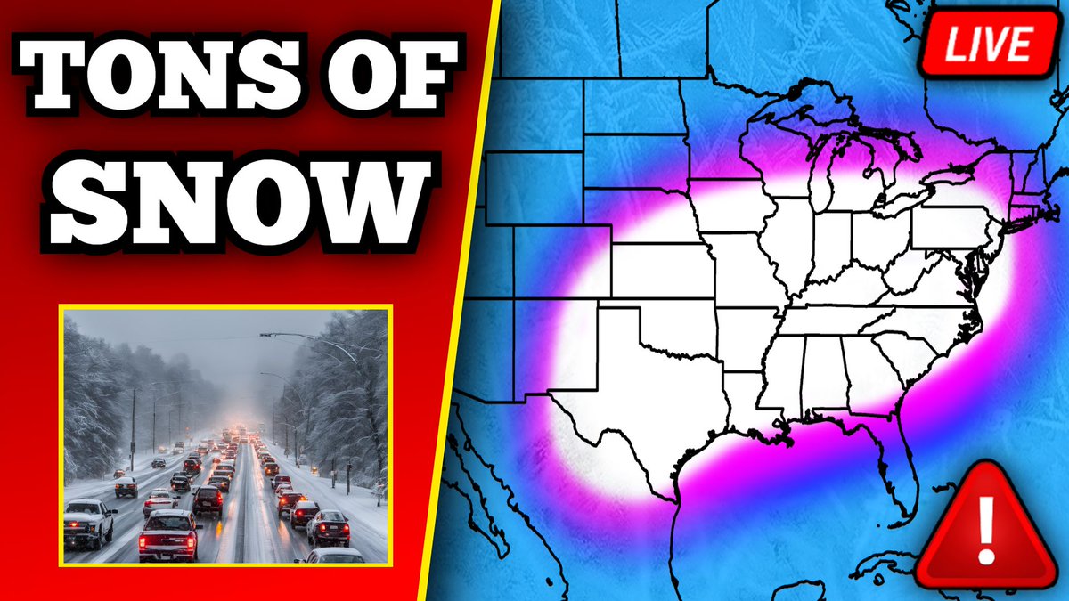We are LIVE talking about this MAJOR upcoming Winter Storm! We are answering your questions on stream!

youtube.com/live/Q_U82CmLo…