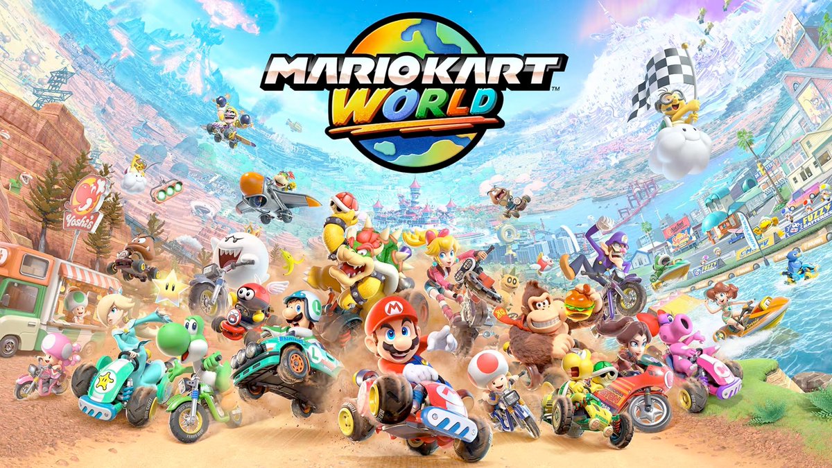 Nintendeal's tweet image. Mario Kart World update 1.5.0 (Released January 21, 2026)

General
- Added team races to Knockout Tour when playing in a room during “Online Play” and “Wireless Play”.
- The game now supports the Polish language.

Fixed Issues
- Fixed an issue where the game would sometimes end…