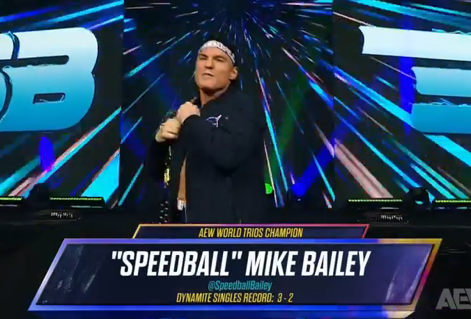 samuelgoat_123's tweet image. SPEEDBALL MIKE BAILEY #AEWDynamite