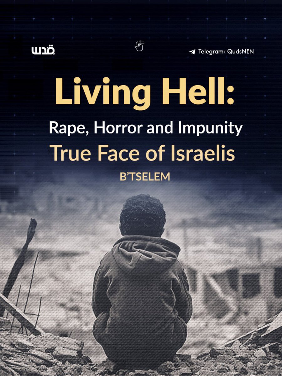 QudsNen's tweet image. Testimonies documented by B'Tselem describe severe torture and sexual violence against Palestinian detainees by Israeli forces, including rape with objects, beatings, burning, mutilation, and humiliation. 

The accounts from Gaza and the West Bank point to systematic abuse…