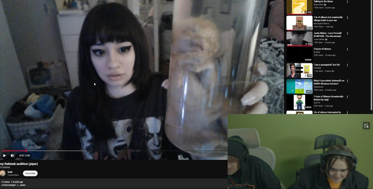 GoonTheHero's tweet image. #fishtanklive auditions are going VERY well!