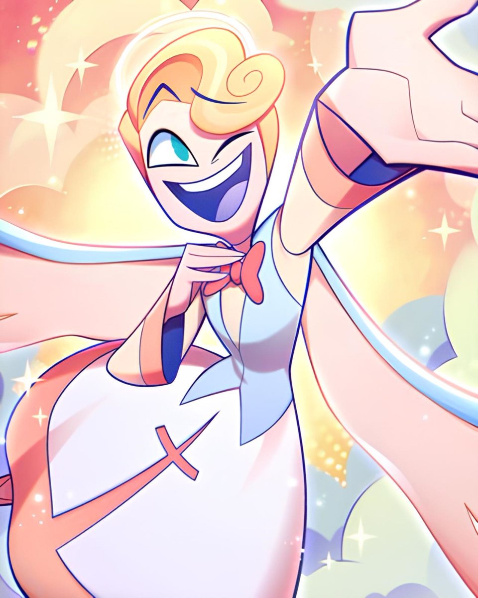 Hazbincrave's tweet photo. 🎉 Wishing a very happy birthday to Darren Criss, who plays Saint Peter 📯💛 He turns 39 today! 🎉

#HazbinHotel https://t.co/7N1HeJ6bXT