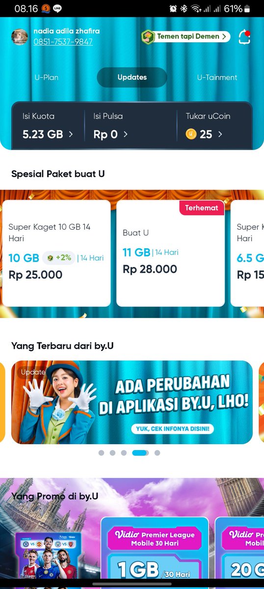 By.u makin mahal aja dah mana cuma 14hari hm