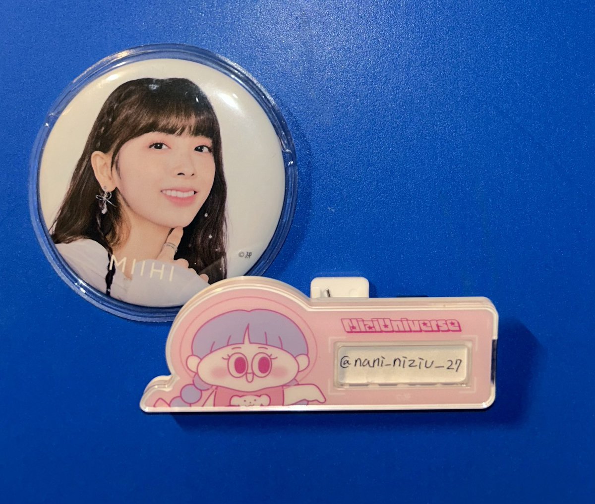 NiziU_交換 譲）Step and a step ランダム缶バッジ ミイヒ🩷 求）同種