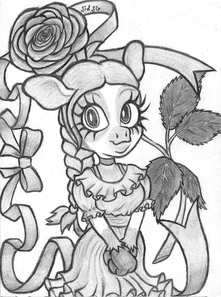 A sketch of a cow girl, not to be confused with a cowgirl

#cowgirl #furry