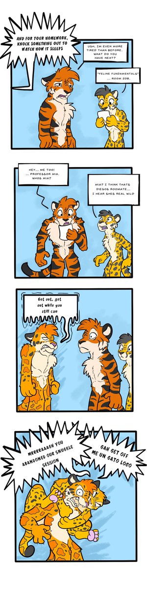 ReplyingAt3am's tweet photo. LIS 68! Haven't uploaded in awhile but have more comics :3  

 We get to meet Diego's roomate! https://t.co/9LU7NHDYIH