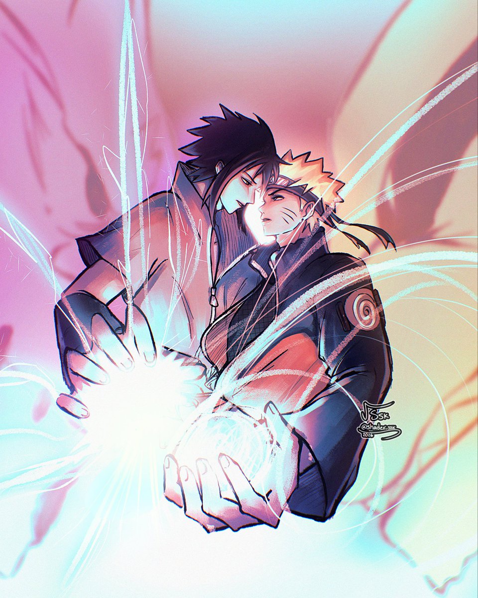 I was missing the fanart of these two 🫡

#naruto #NarutoShippuuden #narusasu