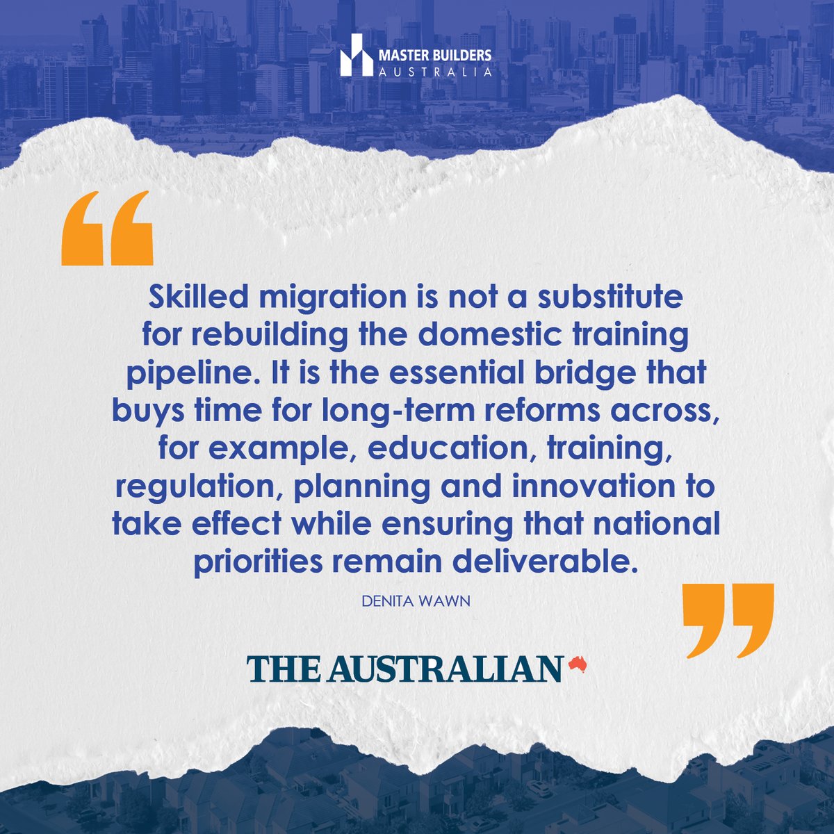 Master Builders Australia tweet media