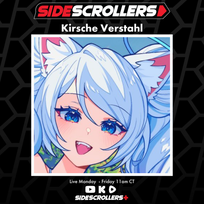 SideScrollerPod's tweet image. MUNYASSSSSS QUEEN

@KirscheVerstahl returns to Side Scrollers tomorrow! ♦️