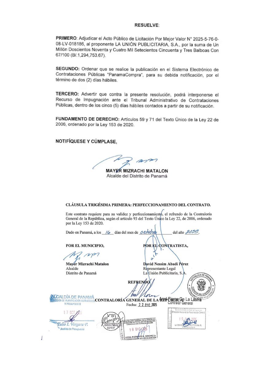 <a href="/prensacom/">La Prensa Panamá</a> Pero a Mayer le refrenda millones. Sinvergüenza del carajo.