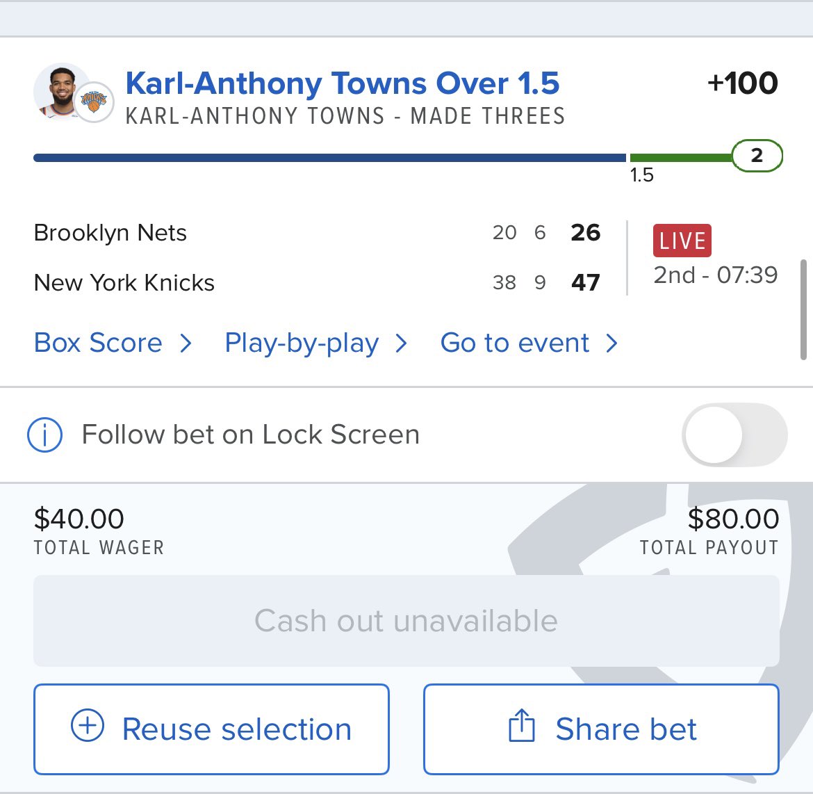 LockItLive's tweet image. Nothing feels better than two 2nd quarter cashes🥺

#Fanduel #Draftkings  #ESPNBet #nbabets #nbaparlays #parlays #gambling #sportsbets #sportsbetting #knicks #nets #thunder #celtics #pistons