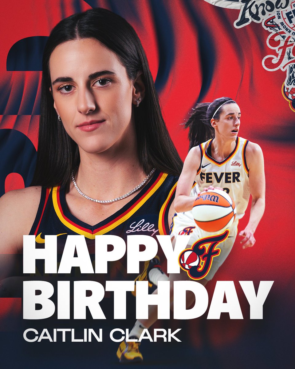 IndianaFever's tweet image. happy birthday to the one &amp;amp; only Caitlin Clark 🎂✨

show her some love below ❤️