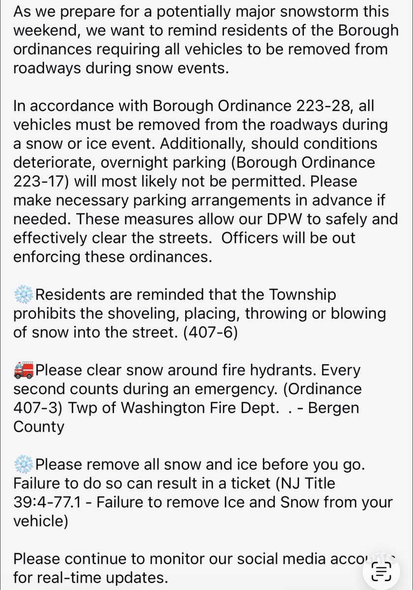 Twp of Washington PD tweet media