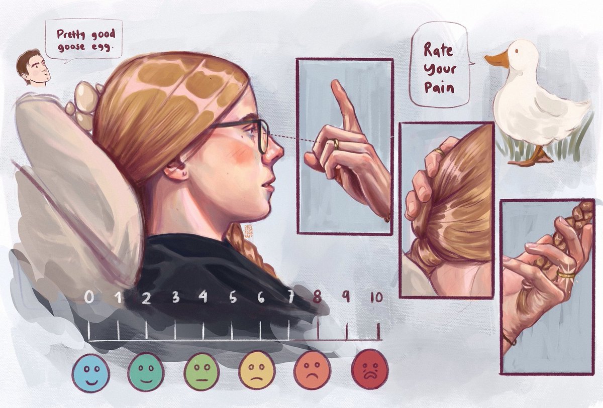 rate your pain 🪿#thepitt