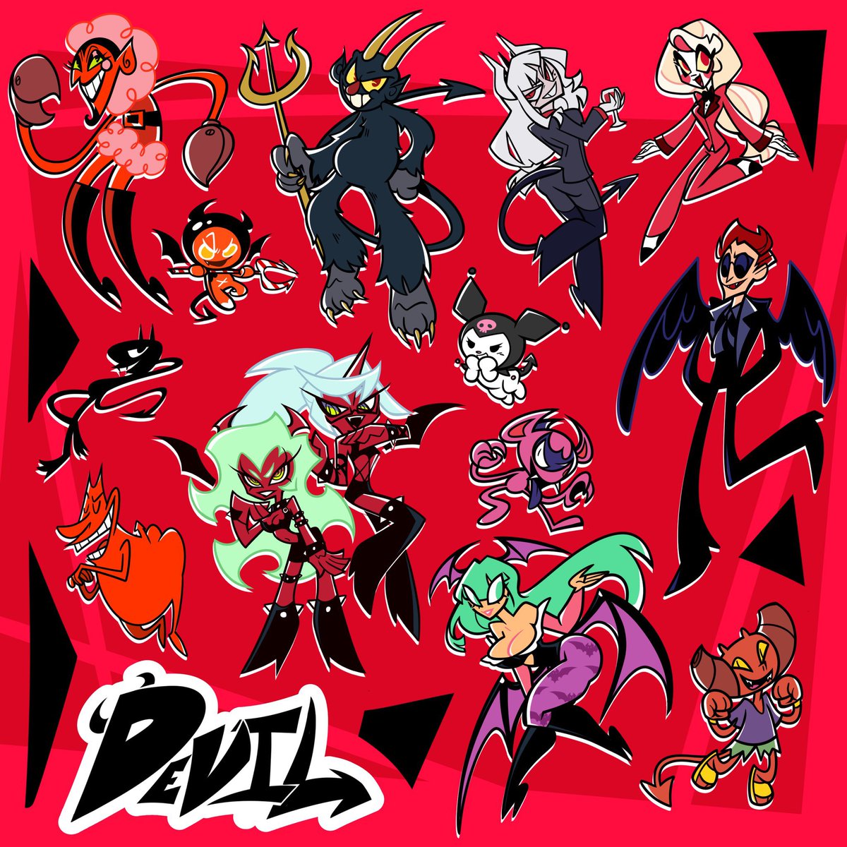 NoodleBowl_Pop's tweet image. Some sillies and some devils