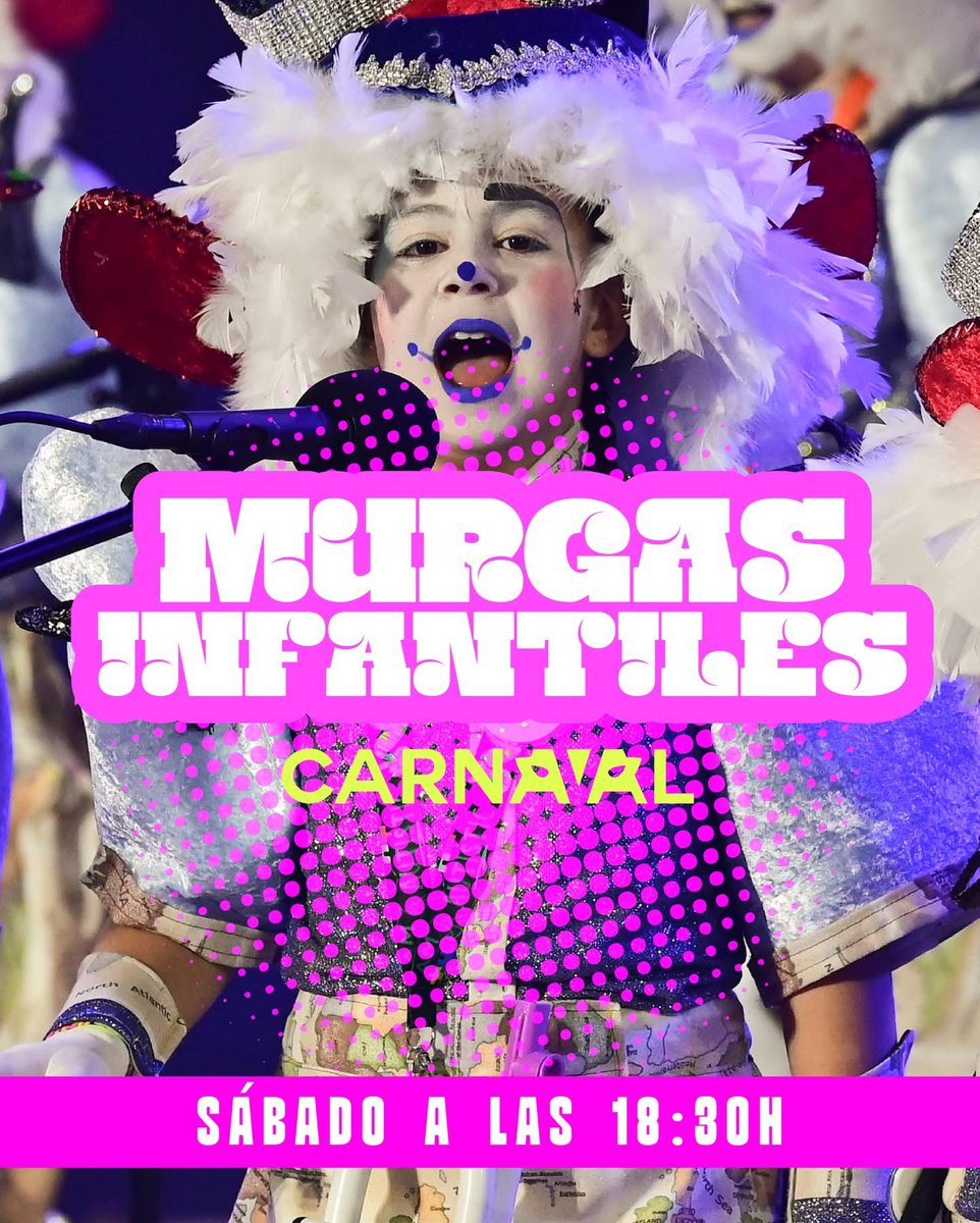asensio_ds's tweet photo. ¡Este sábado, venid a ver a nuestras murgas infantiles!
Niños que con todo el corazón nos regalan risas, canciones y pura magia.
Vienen a divertirse y a hacernos sonreír a todos.
¡Vamos a llenar las gradas de aplausos, orgullo y cariño para que sientan cuánto les queremos! https://t.co/N9ojwMZkPY