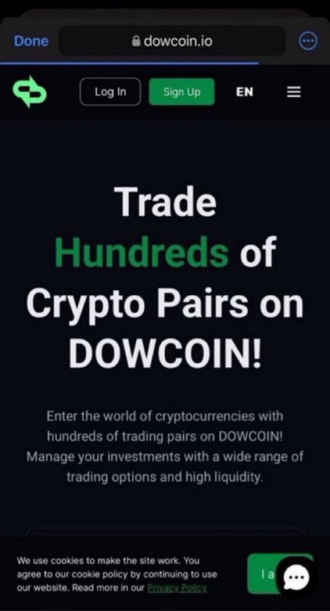 docmark1's tweet photo. #Dowcoin = scam. They lure you with fake trading signals then lock your account. Do not send another cent to "verify" your wallet. Reach out for recovery info today,,,,…. 

#Dowcoin #ScamAlert #CryptoNews #FinancialFraud #StayVigilant https://t.co/rlNttZ5Q1F
