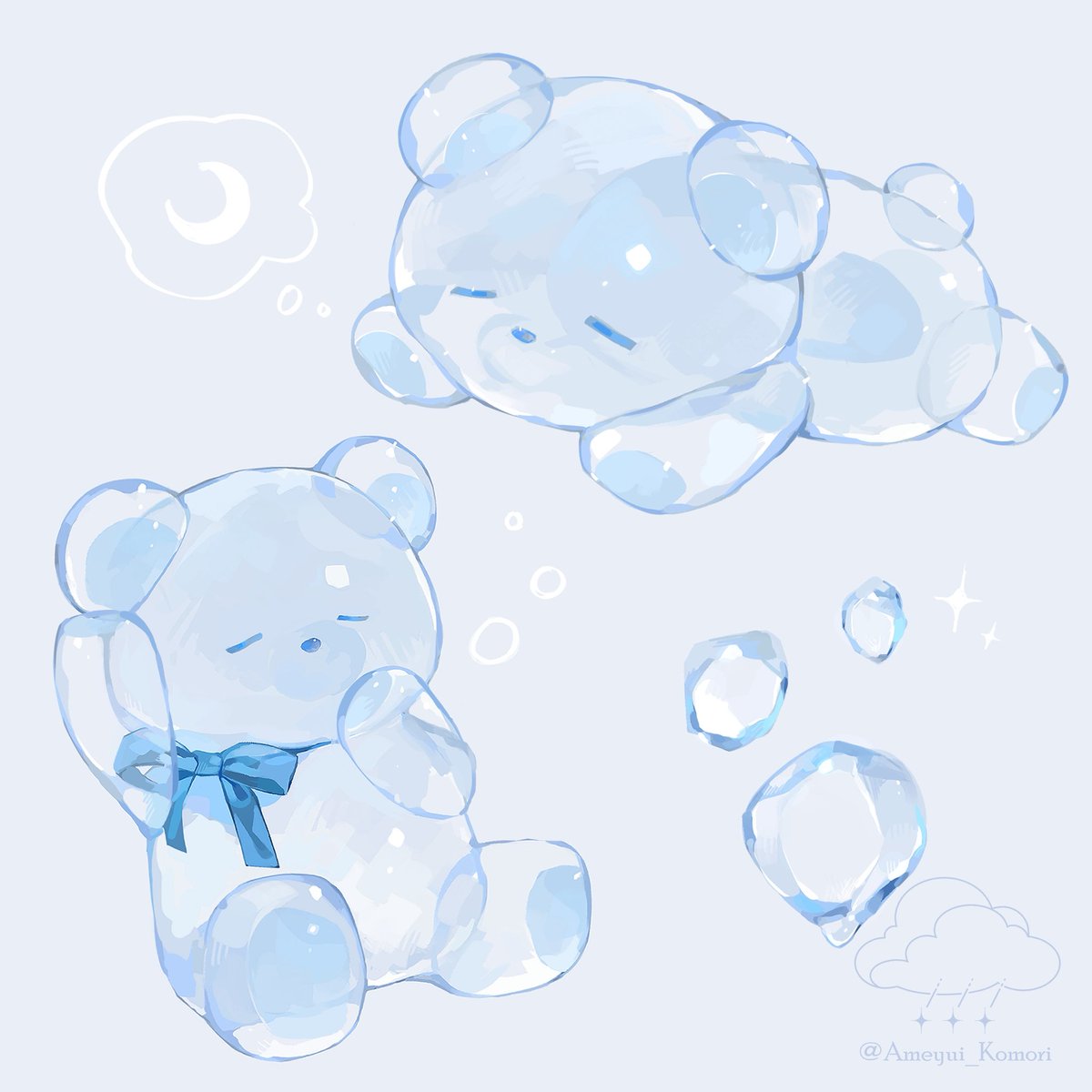 Ameyui_Komori's tweet image. テディベア🧸✧*