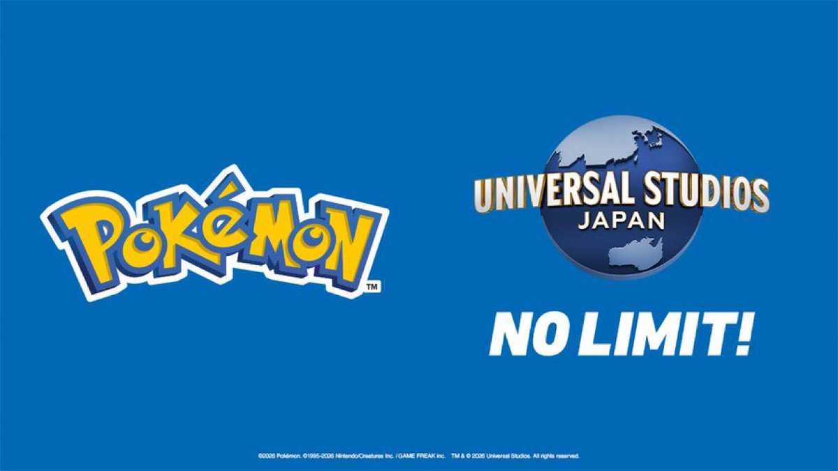 First Mario, now Pokémon will also get an experience at Universal theme parks.

More details in the future!