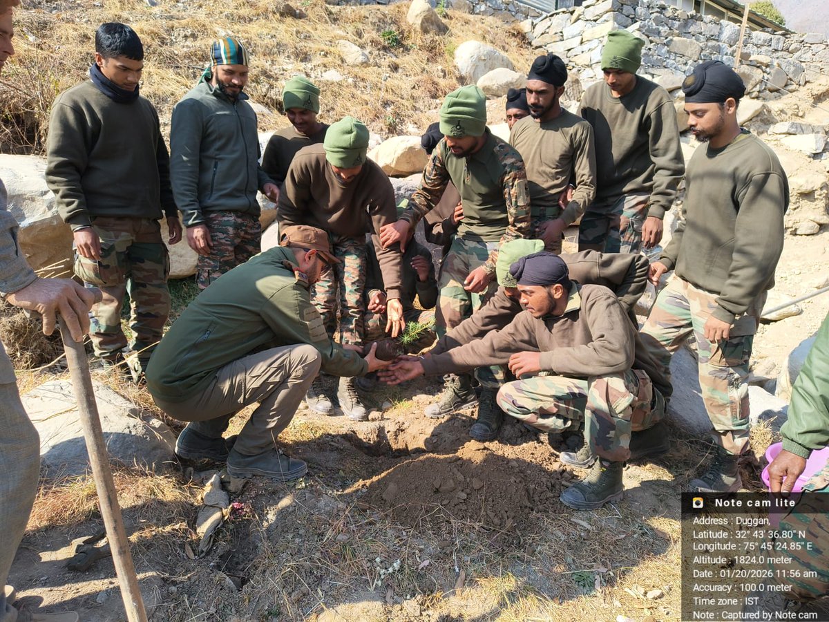 PCCFandHoFF_JK's tweet photo. Plantation Drives conducted by the Basohli and Billawar Forest Divisions  of J&amp;K Forest Department under Phase-IInd of National Pride - Vande Mataram, the National Song. https://t.co/KrwpFv4TUU