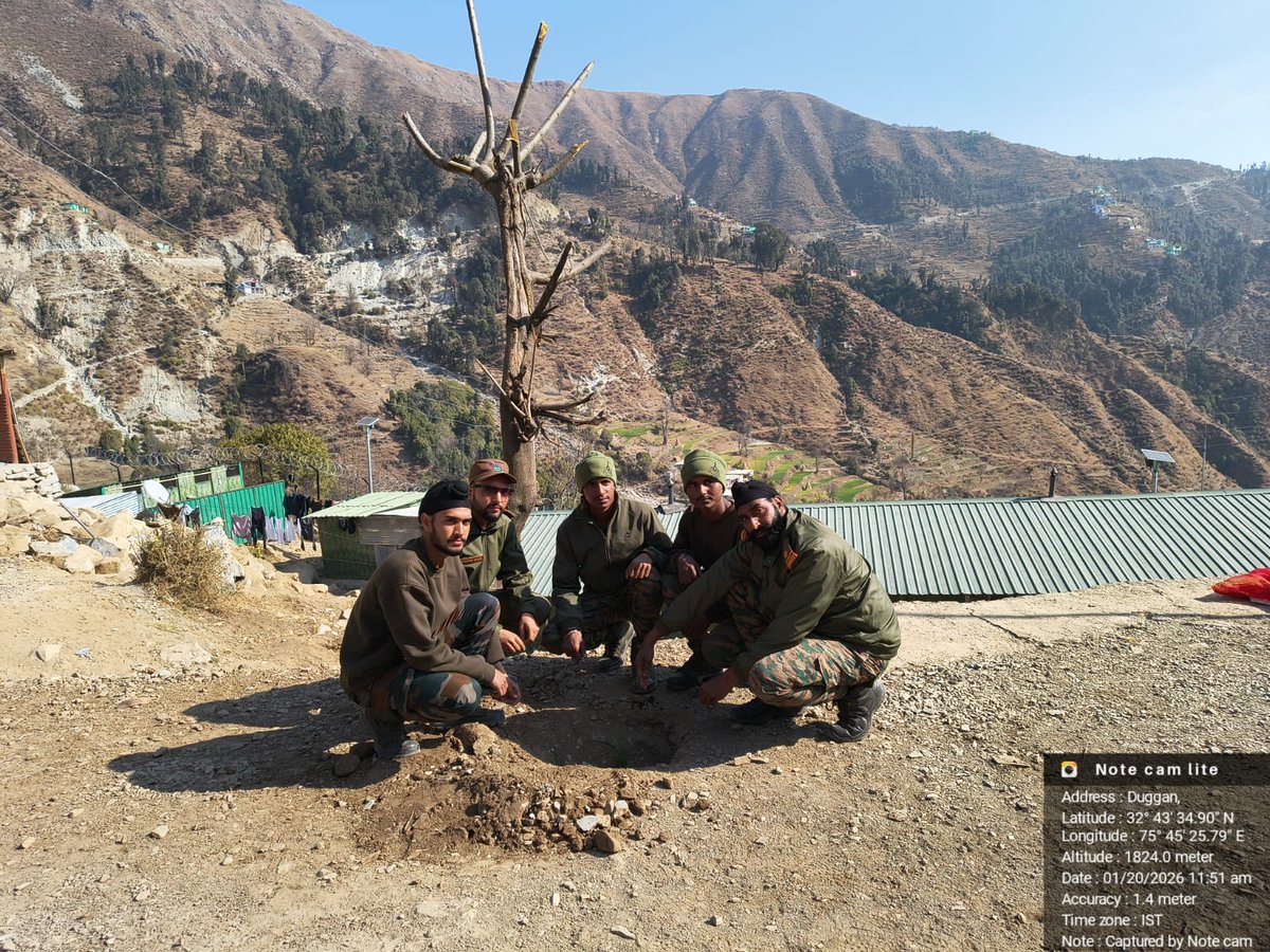 PCCFandHoFF_JK's tweet photo. Plantation Drives conducted by the Basohli and Billawar Forest Divisions  of J&amp;K Forest Department under Phase-IInd of National Pride - Vande Mataram, the National Song. https://t.co/KrwpFv4TUU