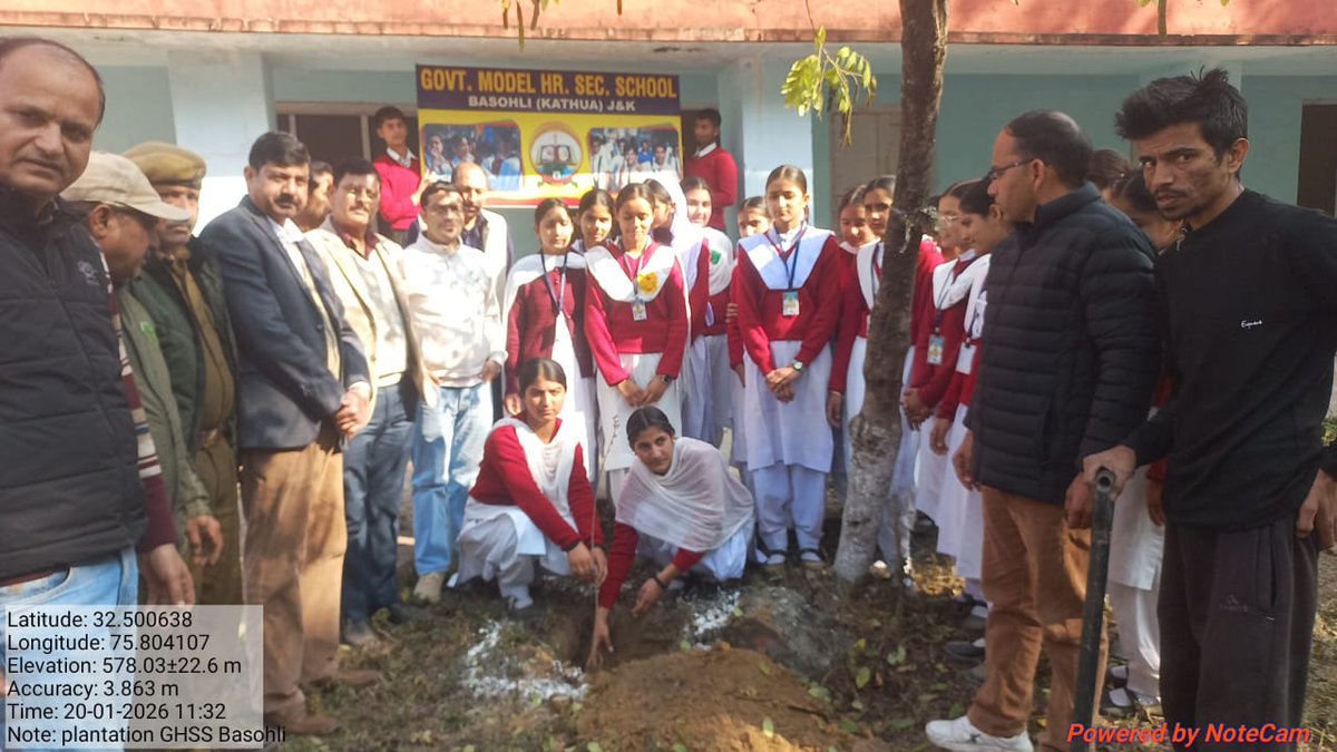 PCCFandHoFF_JK's tweet photo. Plantation Drives conducted by the Basohli and Billawar Forest Divisions  of J&amp;K Forest Department under Phase-IInd of National Pride - Vande Mataram, the National Song. https://t.co/KrwpFv4TUU