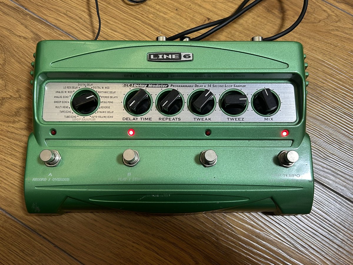 LINE6 DL4 初期型、15年以上ぶりに買ってみたけど非常に良い。 こいつ