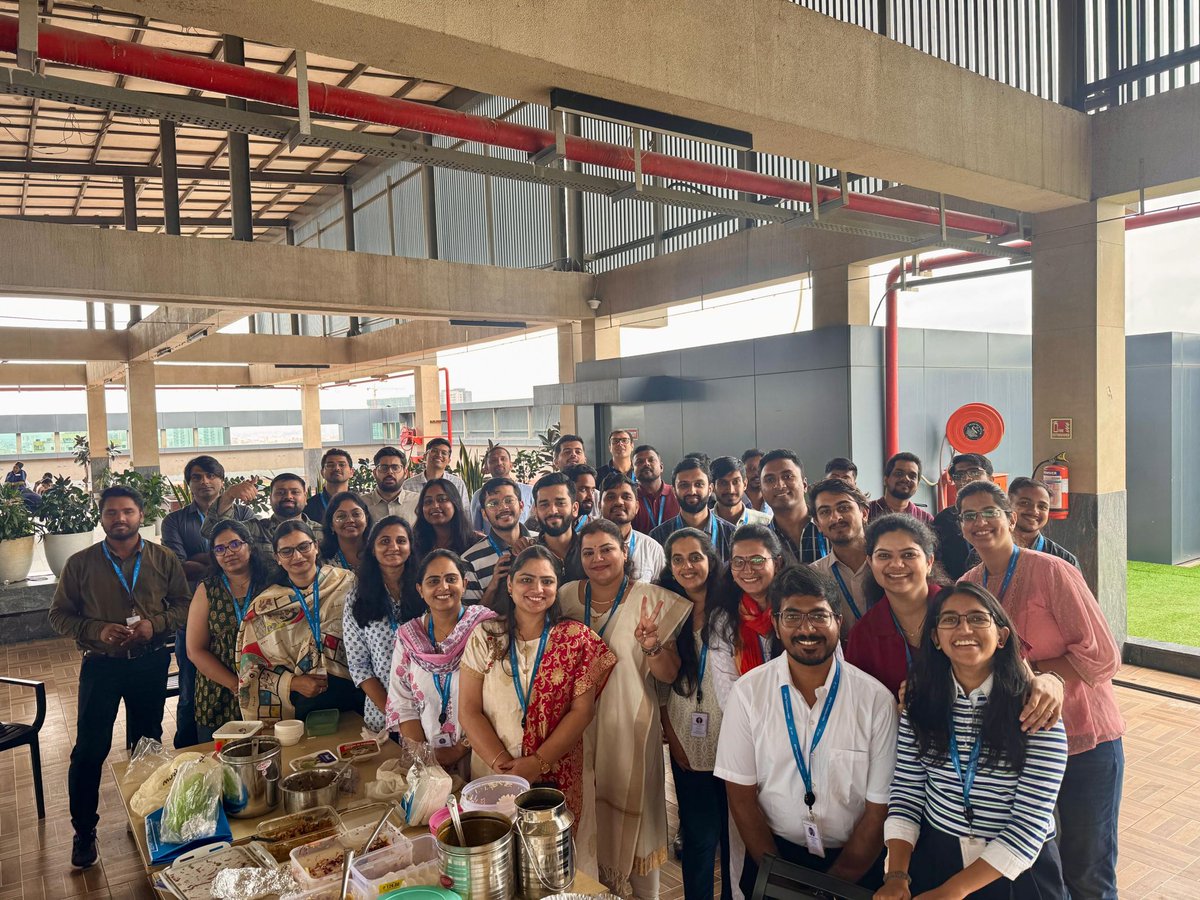 BMWTechWorksInd's tweet photo. A lovely potluck moment at BMW TechWorks India.
Everyone in the team brought something from home, and it turned into a nice way to unwind, share stories, and enjoy a bit of togetherness.
#BMWTechWorksIndia #BTians https://t.co/GRvCef3DRd