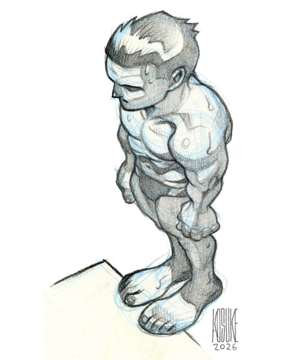 Kosuke_miyagi's tweet image. 身体を描く練習。